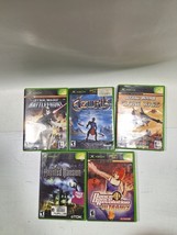 Xbox Video Game Lot- Star Wars Battlefront Clone Wars Azurik Haunted Mansion - $11.83