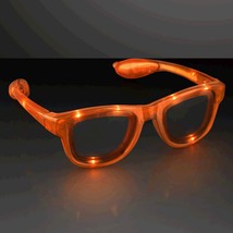 Geek Chic Orange LED Glasses - Large, Unisex, Glowing Frame - $528.89 MXN