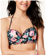 SUNDAZED Nixie Underwire Bra-Sized Halter Bikini Top, Size 36D, 32DD, MS... - £11.71 GBP