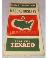 Vintage Texaco Oil Gas Station Travel Touring Map Massachusetts 1939 - $13.63 CAD