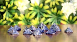10PC Lots of Sodalite Quartz Tiny Pyramids Crystal Point reiki Healing 25-27mm - £34.56 GBP