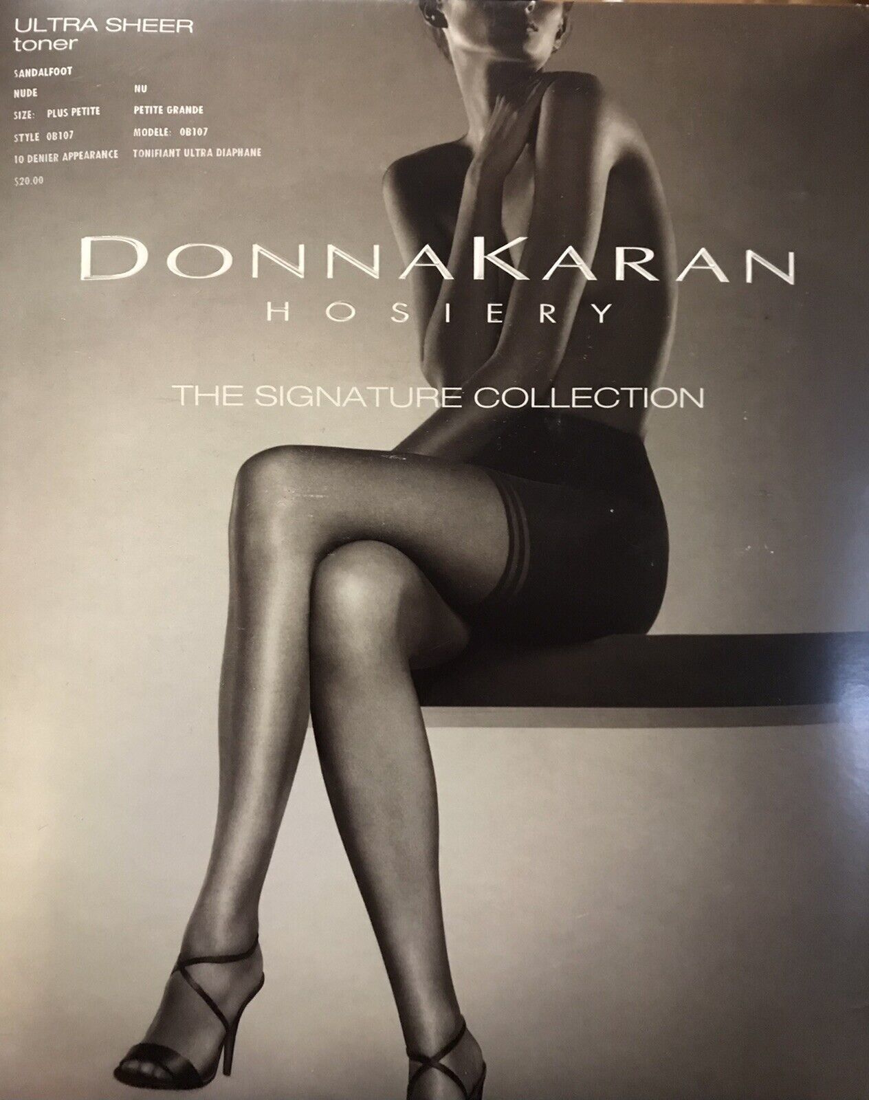 Primary image for Donna Karan Hosiery The Signature Collection Ultra Sheer Toner Plus Petite Nude