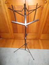 Unused ON STAGE Metal SHEET MUSIC Floor STAND w/Bag &amp; Shoulder Strap Handle - $15.00