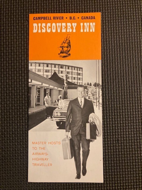 1960&#39;s Campbell River British Columbia Discovery Inn VTG Travel Resort B... - £4.10 GBP