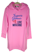 Love Moschino Women&#39;s Pink Hooded Dress, Pockets, Size 8 - £176.95 GBP