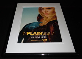 In Plain Sight 2009 USA Framed ORIGINAL Vintage Advertisement Mary McCormack - £27.16 GBP