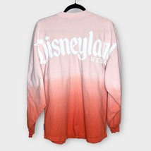 SPIRIT JERSEY Disneyland pink/orange ombre long sleeve cotton shirt size... - $88.32 CAD