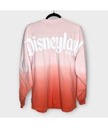 SPIRIT JERSEY Disneyland pink/orange ombre long sleeve cotton shirt size... - $88.90 CAD
