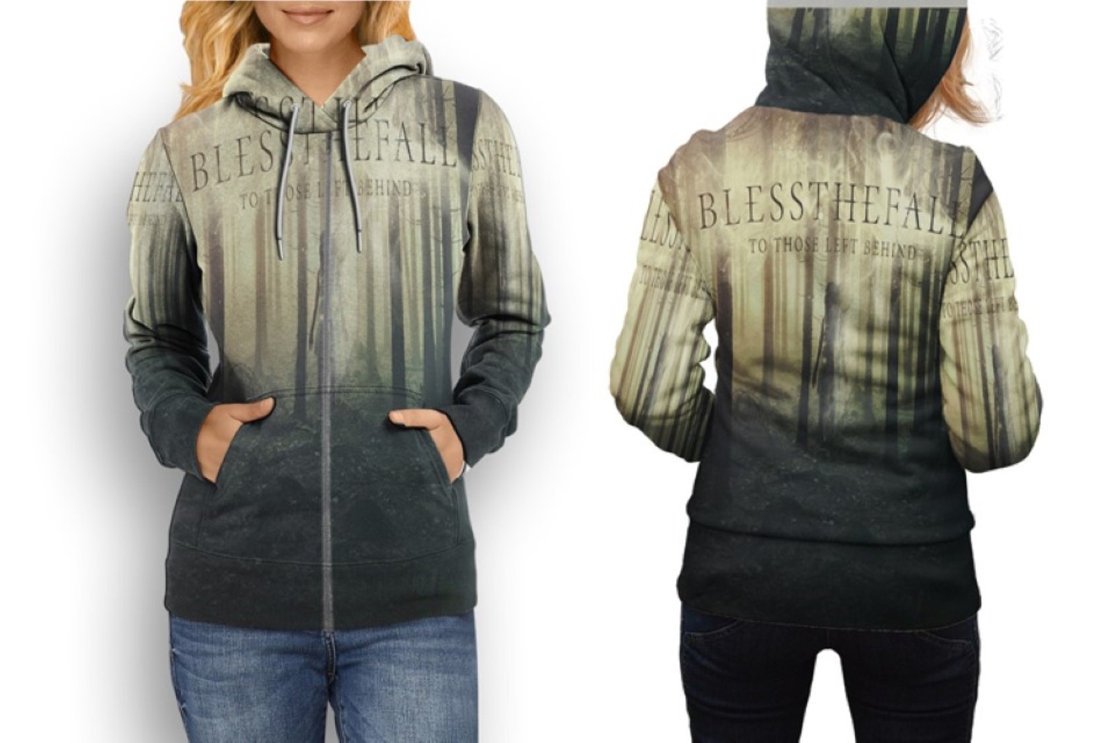 Blessthefall Metalcore Band   All-Day Comfort Hoodie - $37.99+