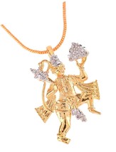 Pendant Chain Necklace India Hindu God Lord Hanuman - £43.94 GBP