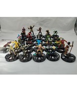 Lot Of (25) Wizkids Marvel Heroclix Commons Uncommons Wizkids *With Cards* - £11.76 GBP