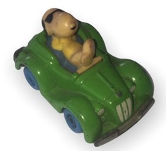 Peanuts Snoopy Vintage 1983 Die Cast Green Car - $9.42