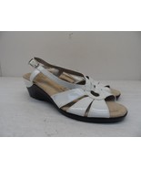 Soft Style Women&#39;s Strappy Heeled Sandal HHS1146-103 White Size 9 Wide - £19.85 GBP