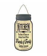 Best Of Times Kitchen Novelty Metal Mason Jar Sign - £14.34 GBP