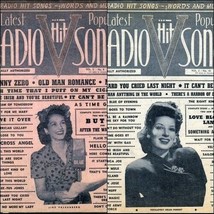 Latest Popular Radio Hit Songs Lyric Publications Lot of Two 1943 Sing Along - £10.26 GBP