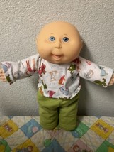 Vintage Cabbage Patch Kid HASBRO First Edition Bald Boy Blue Eyes Tongue Out ‘90 - £113.78 GBP