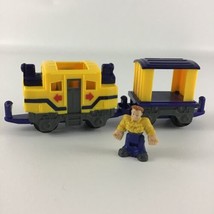 GeoTrax Most Confused Team Wahoo Opie Push Train Lot Fisher Price 2006 L6928 - £15.53 GBP