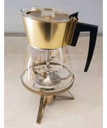 VTG David Douglas Flameproof Coffee Percolator Carafe Pot 6 Cup Goldtone... - $34.45