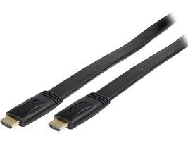 StarTech.com HDMIMM25FL Black Flat High Speed HDMI Cable with Ethernet Male to M - £68.16 GBP