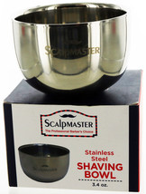 Scalpmaster Stainless Steel Shaving Bowl. 3.4oz - £10.10 GBP