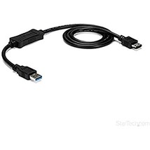 StarTech.com 3 ft USB 3.0 to eSATA Adapter - 6 Gbps USB to HDD/SSD/ODD Converter - £49.76 GBP