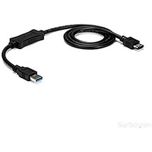 StarTech.com 3 ft USB 3.0 to eSATA Adapter - 6 Gbps USB to HDD/SSD/ODD Converter - £50.19 GBP