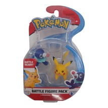 Pokemon Two Inch Battle Action Figure 2 Pack includes Pikachu and Popplio - £11.19 GBP