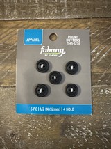 Fabany By Joann Buttons 5 Pieces 1/2” - $11.76