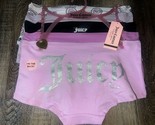 Juicy Couture ~ Women&#39;s Boyshort Underwear Panties Cotton Blend 5-Pair (... - £20.78 GBP