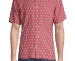 Peter Millar Men&#39;s Kiva Beach Linen Sport Shirt in Fruit Punch Red - Siz... - $69.99