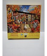SunsOut “CHICKEN CROSSING” 500 Piece Jigsaw Puzzle By Lori Schory -Fall ... - $14.01 CAD