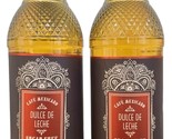 2 Pack CAFE MEXICANO Sugar Free Flavored Syrup - Dulce De Leche - 25 Ser... - £20.52 GBP