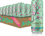AriZona Green Tea with Ginseng and Honey - Big Can, 22 Fl Oz (Pack of 24) - £16.42 GBP