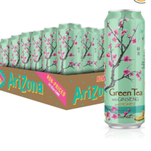 Arizona green tea with ginseng and honey   big can  22 fl oz  pack of 24  thumb200