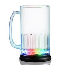 Acrylic Tall Flashing Beer Mug, LED Lights, 28oz - $33.49