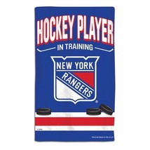 NEW YORK RANGERS 10&quot;x 17&quot; BABY BURP CLOTH NEW &amp; OFFICIALLY LICENSED - £11.42 GBP