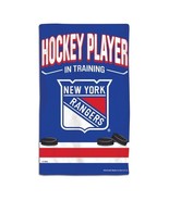 NEW YORK RANGERS 10&quot;x 17&quot; BABY BURP CLOTH NEW &amp; OFFICIALLY LICENSED - £11.53 GBP