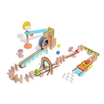 Bimbly Montessori Domino Run 57 Piece Creative Innovation Divergent Crit... - £15.68 GBP