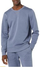 Goodthreads Men&#39;s Crewneck Washed Fleece Sweatshirt Size Large NWTs Slat... - $13.85