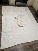 Pottery Barn Kids ISABELLE MERMAID CASTLE Twin Quilt Only White - $157.41