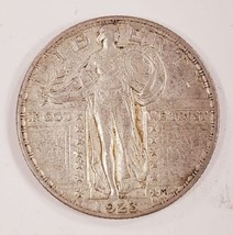 1923 25C Standing Liberty Quarter in XF Condition, Still Has Some Luster - £54.94 GBP
