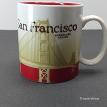 Starbucks Mug San Francisco Global Icon Collectors Series 16 oz Coffee Cup Red - £14.98 GBP