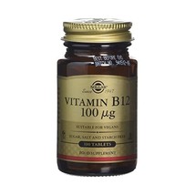 Solgar 100 mcg Vitamin B12 Tablets - Pack of 100  - £13.05 GBP