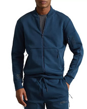 RLX Ralph Lauren Men&#39;s Double Knit Track Jacket Raleigh Blue-Size Large - £125.85 GBP