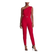 New Lauren Ralph Lauren Red Belted Jumpsuit Size 14 $190 - £69.69 GBP