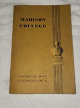 VTG Madison College Catalogue Issue 1966-67 Announcements Paperback Book... - £19.74 GBP