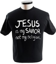 Jesus Is My Savior Not My Religion Christian T Shirt Religion T-Shirts - £13.54 GBP+