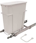 Hafele Bottom Mount 20-Quart Single Pull Out Waste Bin with Ball Bearing... - $187.23 CAD