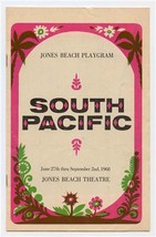 Jones Beach Theatre Program South Pacific 1968 Jerome Hines Kathleen Nolan  - £10.98 GBP