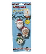 Candy Cane Kids Christmas Mini Light Covers 1995 Euro/Pacific Santa Set ... - £8.78 GBP